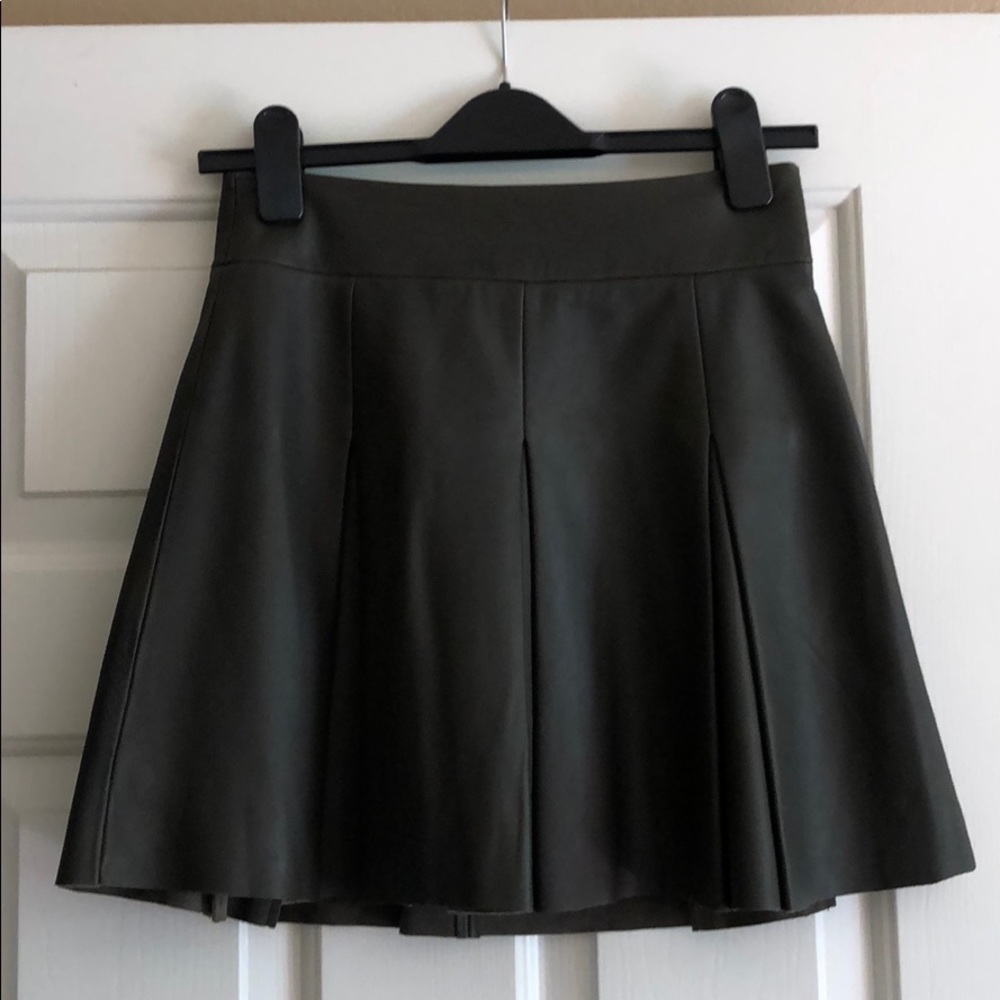 Genuine leather Allsaints skirt